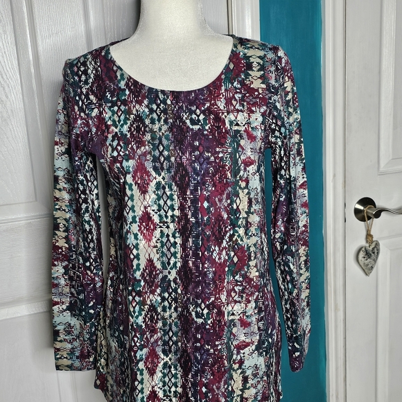 J. Jill Tunic Top XS Fig Teal - Picture 6 of 13